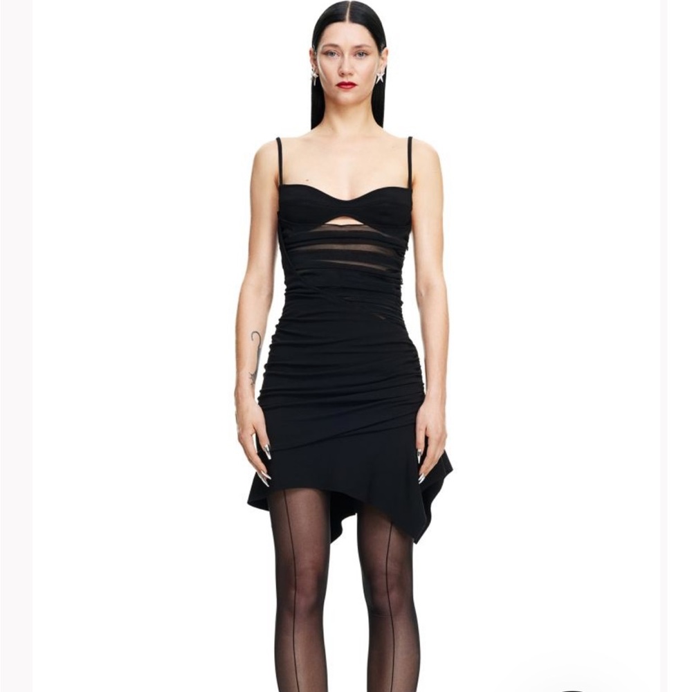 NWT mugler X hm dress